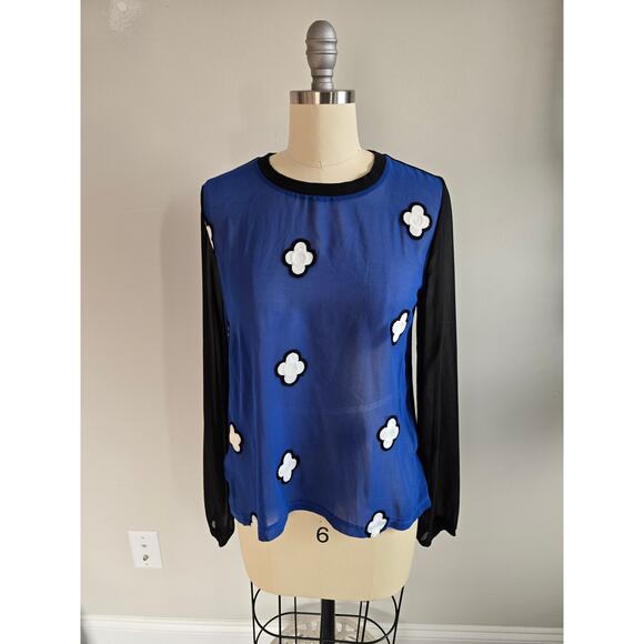 BCBGeneration Sheer Top - Picture 2 of 6